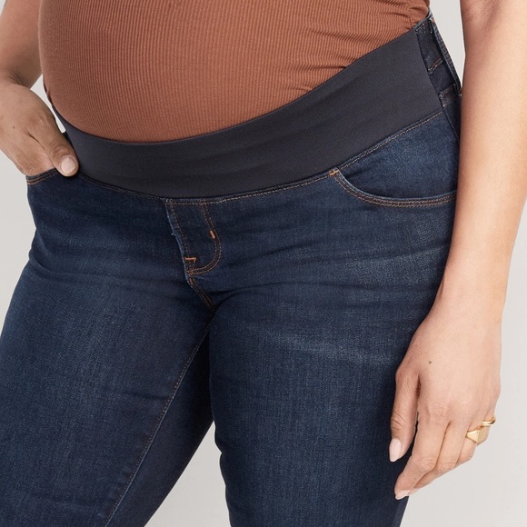 NWT Old Navy Maternity Front Low Panel Boot-Cut Jeans - Picture 4 of 5